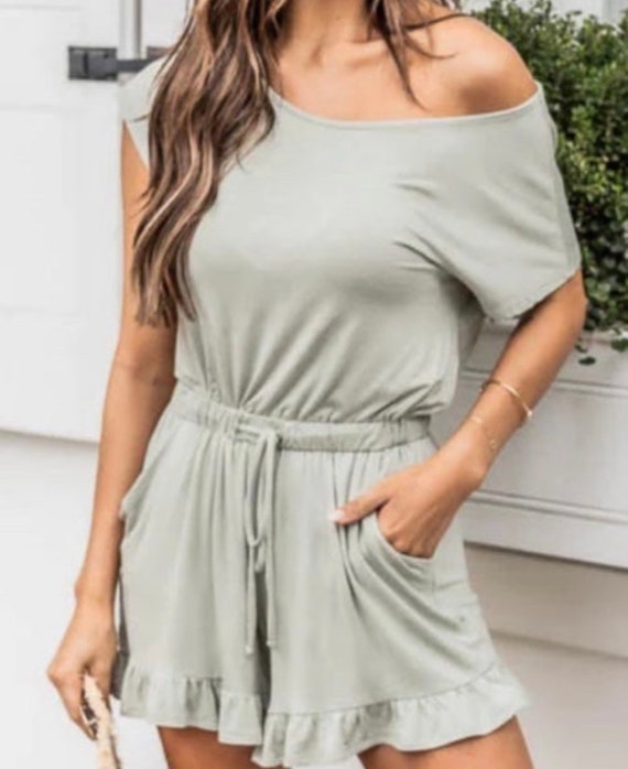 Romper darling in Sage green - image 1