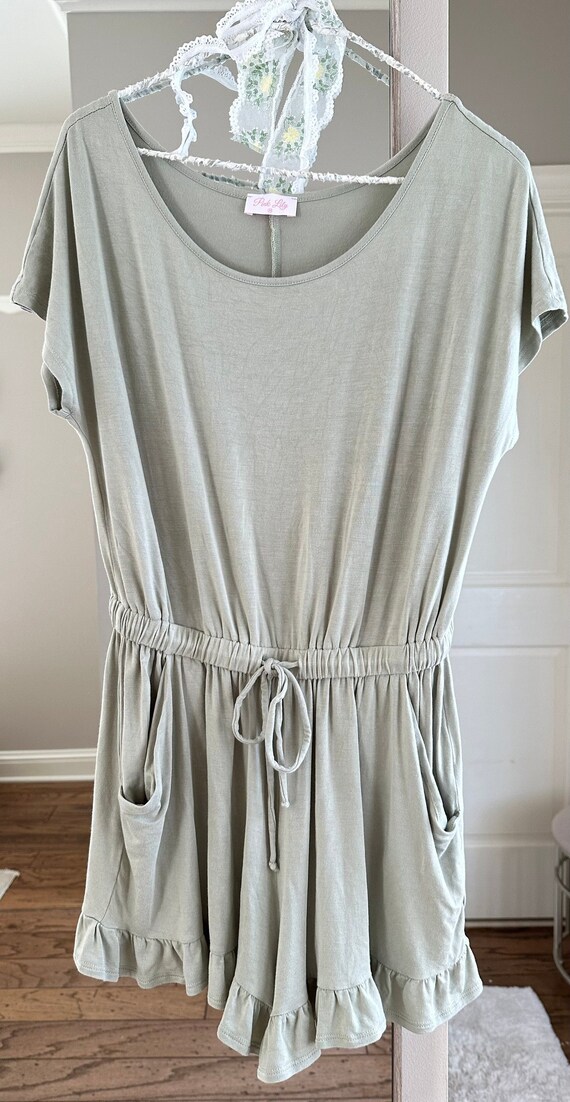 Romper darling in Sage green - image 2