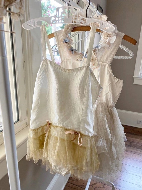 Vintage Tutu Ballet Gauze Tulle Costume Skirt Shab