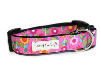 pink dodgers dog collar