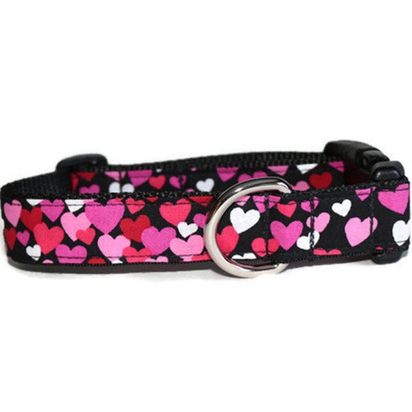 Basket of Hearts dog collar,dog collar,Valentines Day dog collar,heart dog collar,boy dog collar,girl dog collar,hearts, Valentines Day