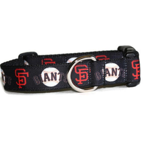 San Francisco Giants Inspired dog collar,dog collar, baseball dog collar,boy dog collar,girl dog collar,summer dog collar,MLB dog collar