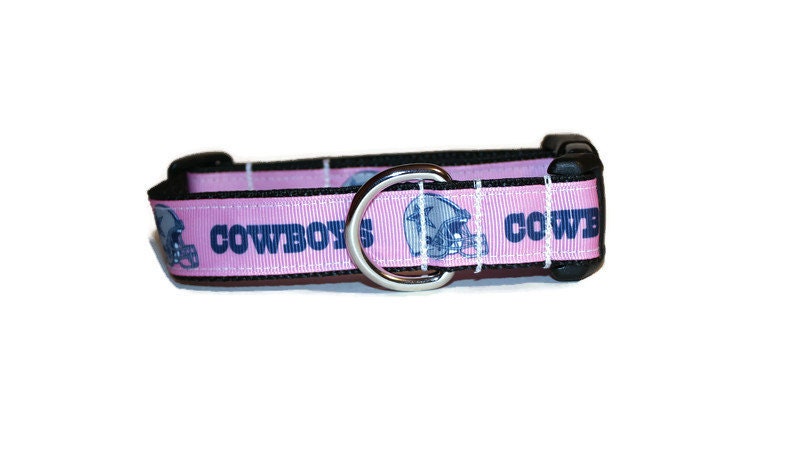 Dallas Cowboy Inspired Dog Collarlight Pink Cowboy Collarnfl 