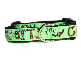 Batty for Candy dog collar,Halloween dog collar,fun Halloween dog collar,cute Halloween dog collar, Halloween,boy dog collar,girl dog collar