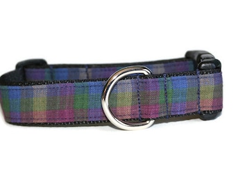 Bunkhouse Plaid Dog Collar,plaid dog collar, boy dog collar,girl dog collar,soft dog collar,cute dog collar.hairofthedogcollars,dog collar