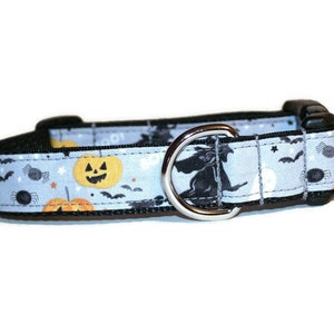 Halloween Night dog collar,Halloween dog collar,boy dog collar,girl dog collar,witch dog collar,pumpkin dog collar,fun dog collar,dogs
