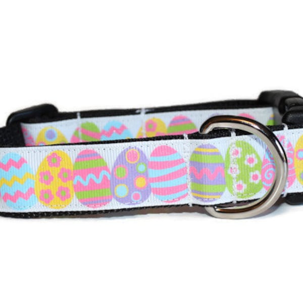 Designer Egg Dog collar,Easter dog collar,Easter egg dog collar,boy dog collar,girl dog collar,fun Easter dog collar,colorful egg dog collar