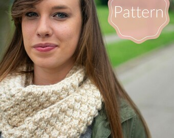 The Icelandic Infinity & Cowl Patterns | Crochet Scarf Pattern | Crochet Cowl Pattern | Infinity Scarf Pattern | Crochet Winter Accessories