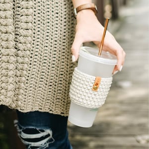 Coffee Cozy | Tumbler Cozy | Cold Cup Cozy | Hot Cup Cozy | Made to Order l Crochet Cozy