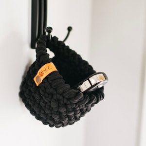 3&quot; Hanging Basket | Plant Basket | Storage Basket | Crochet Basket | Home Decor Basket