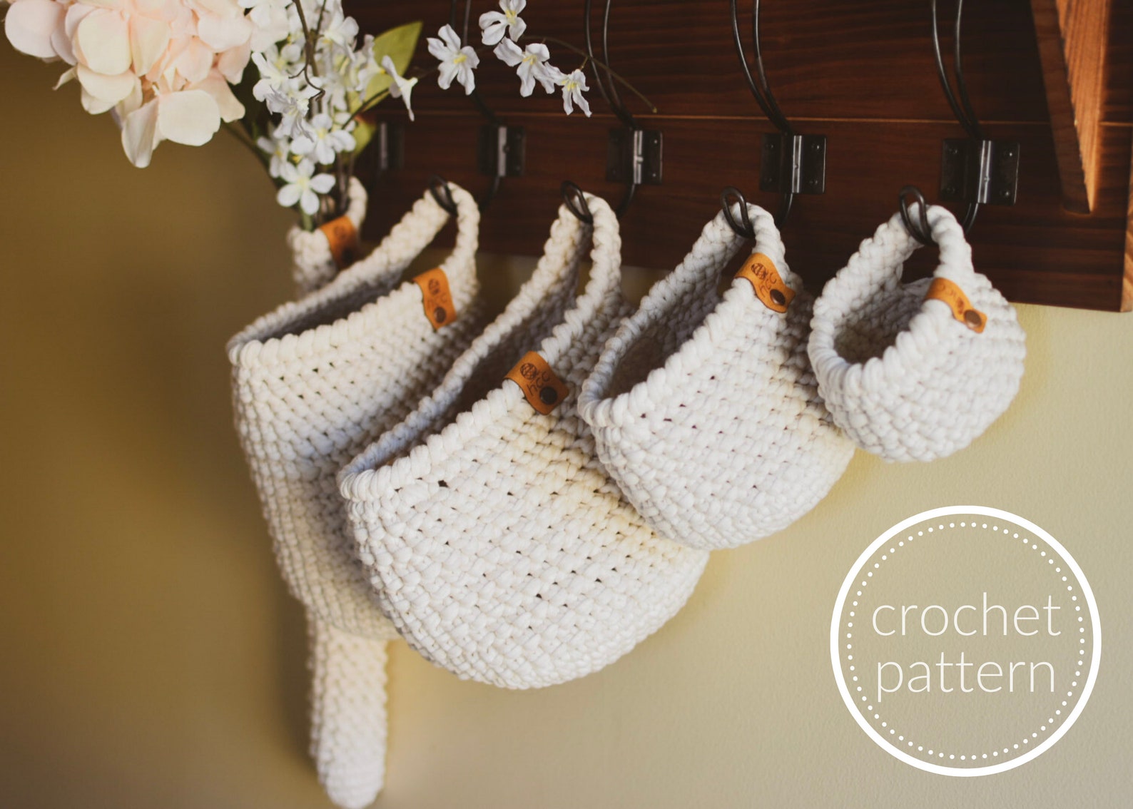 Crochet Pattern | Hanging Basket Pattern | Hanging Baskets ...