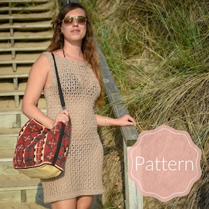 Criss-Cross Cover-Up Pattern | Crochet Pattern | Beach Cover-Up Pattern | Swimsuit Cover-Up | Dress Cover-Up | Crochet Cover-Up