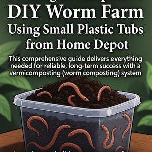 DIY Worm Bin Guide: Hot Desert Vermicomposting System (PDF Ebook)