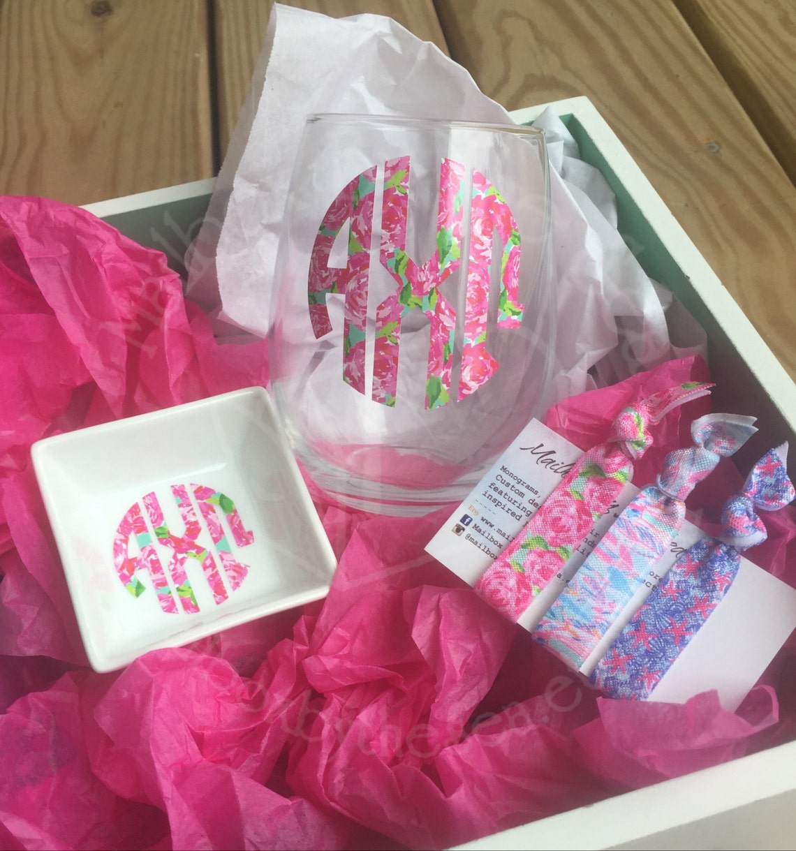 Lilly Pulitzer Inspired Greek Gift Set Recruitment Gift Etsy
