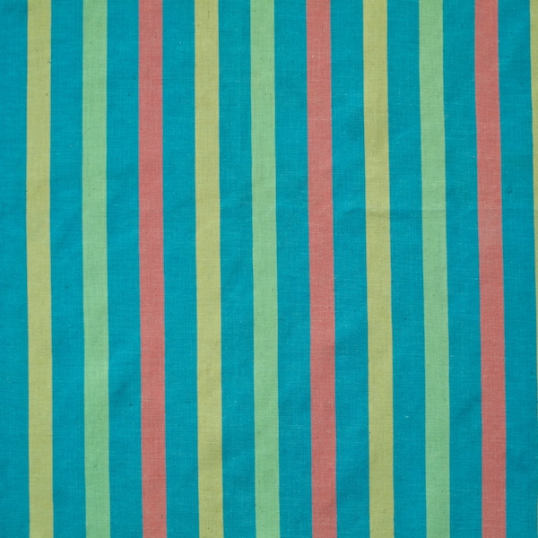 década de 1950 sorbete raya algodón (2 piezas)