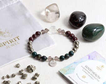 Good Health Bracelet - Healing Bracelet - Crystal Bracelet - Health Crystals - Healing Stones - Well-Being Gift - Spiritual Gifts