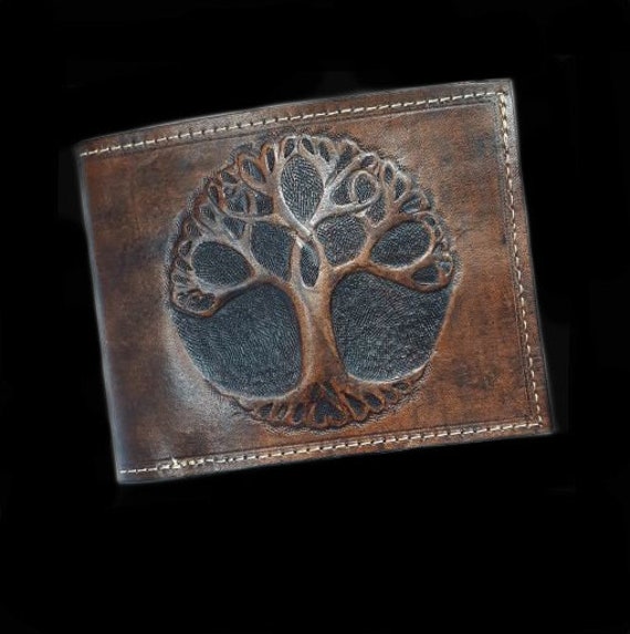 leather wallet for men, personalized wallet, gift man, feast of the fathers