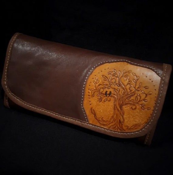 women's leather wallet, women's gift, personalized wallet