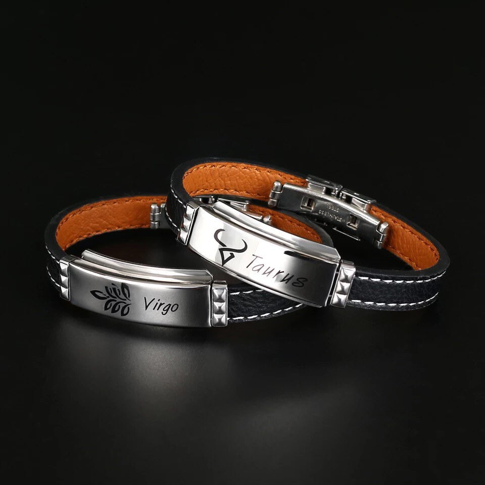 Zodiac bracelets for men (All Zodiac signs)