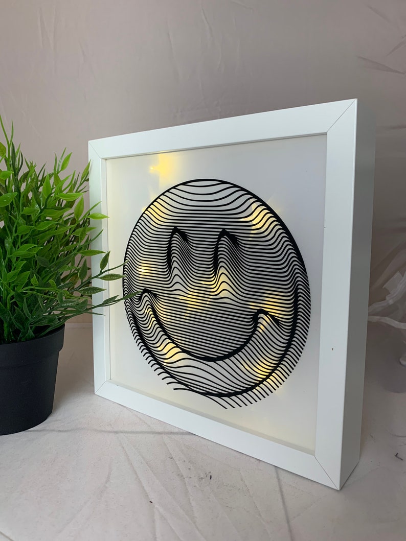 gift for friends smile friendship, let/'s laugh Illuminated picture frame for birthday great gift for best friends