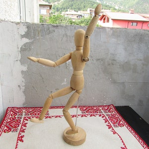 Wooden Mannequin Posable Articulated Figure Model For - Temu