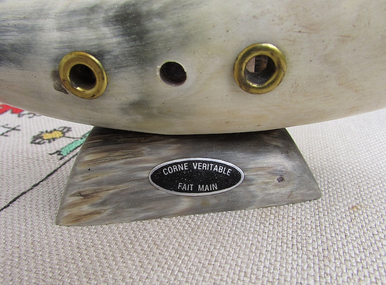 Vintage Sailing Ship Made of Horns Handmade Horn Navy Ship Etsy