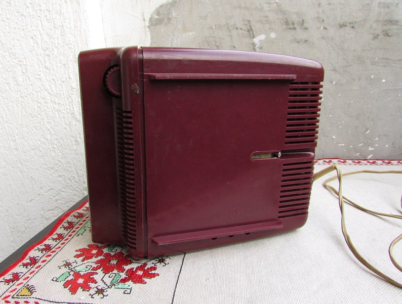 Vintage Analog Portable Russian Tv Model Electronica 407 Made - Etsy