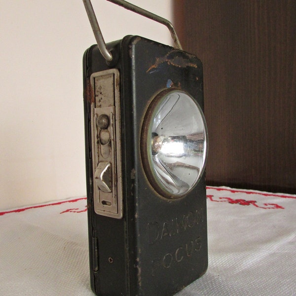 Lampe Torche Vintage Mini Daimon 1511 - Fabriquée En Allemagne - À Tester
