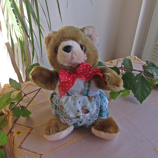 Birthday Vintage Bear Stuffed Animal main image 0