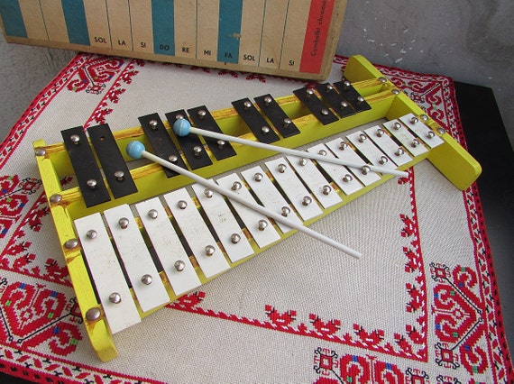 Buy Polish Xylophone Melodia Chromatic Cymbals Vintage Musical