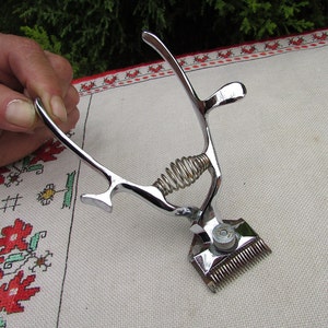 Handbemalte Haarschneidemaschine, Bartschneider # 2, Barbier Zubehör, Haarschneidemaschine, Vintage Barber Tool, Vintage Haarschneidemaschinen