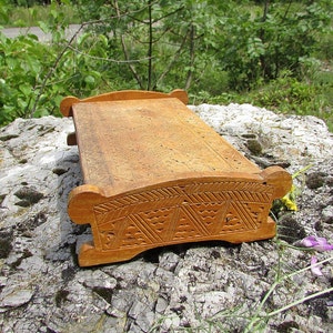 Vintage Wooden Jewelry Box, Unique Handmade Wood Box with Carved Decoration, Hand Carved Wood Keepsake Box, Trinket Box, Vintage Home Decor