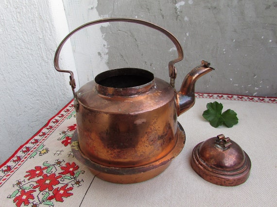 Copper Kettle Camping Teapot Copper Tea Pot Copper Coffee Pot
