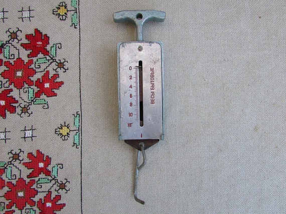Vintage Salter Pocket Balance, Vintage Spring Scale 2, Antique Brass Scales,  Metal Weight Scales, Iron Fish Scale, Hanging Pocket Scale 