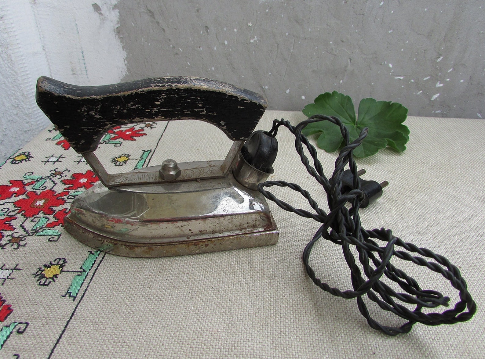 Vintage General Electric Iron Antique Electric Flat Iron Etsy