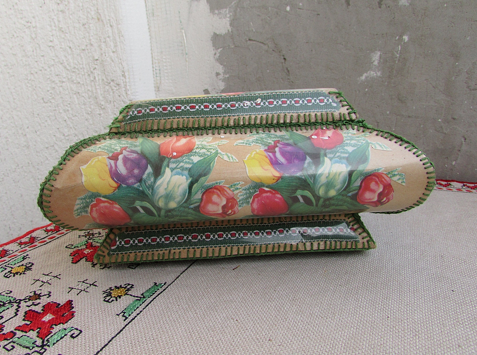 Vintage Jewelry Box Vinyl Photo Box Vinyl Jewellery Box 2 Etsy