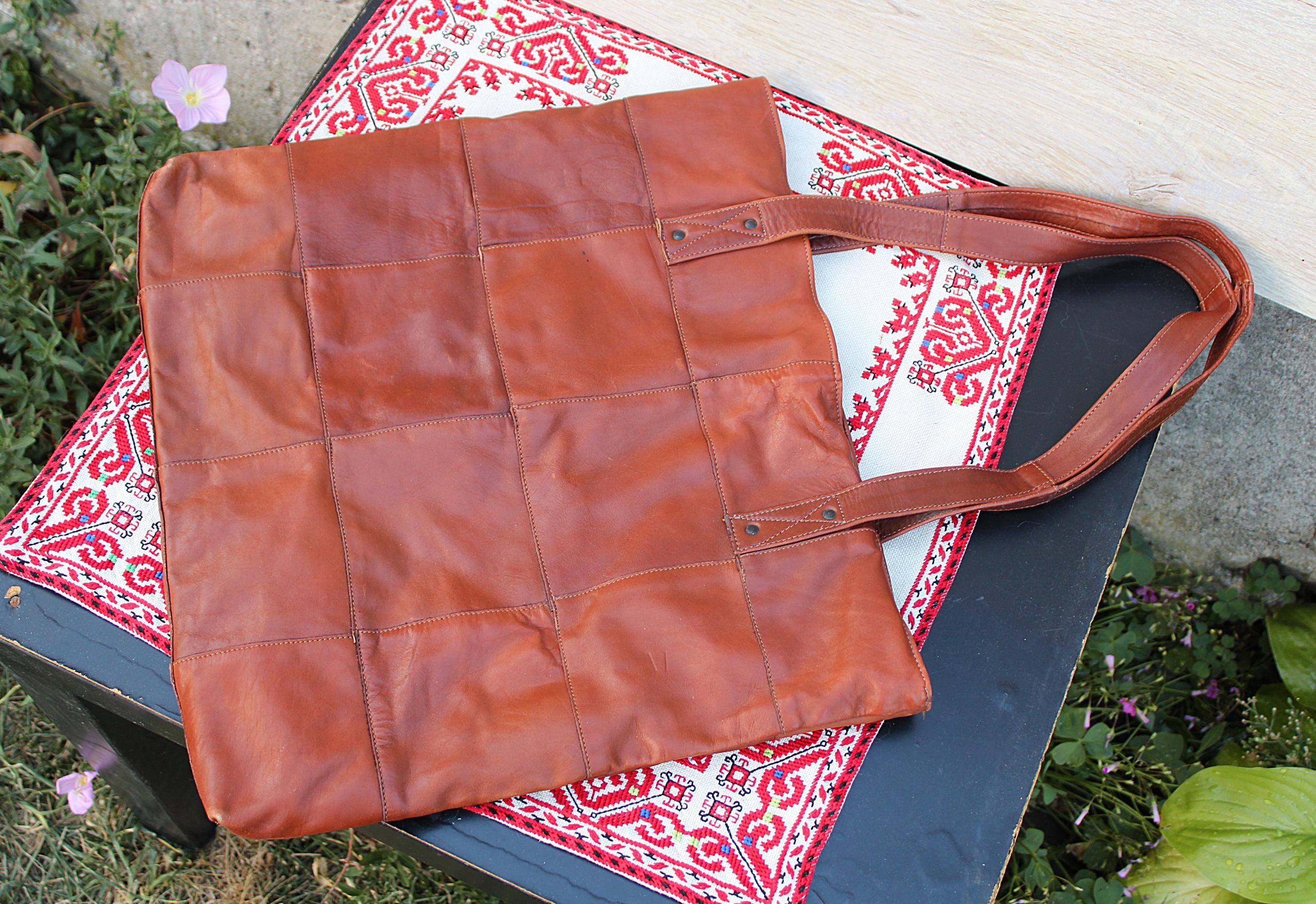 Vintage Brown Patent Leather Shoulder Bag, 70s Style - Etsy