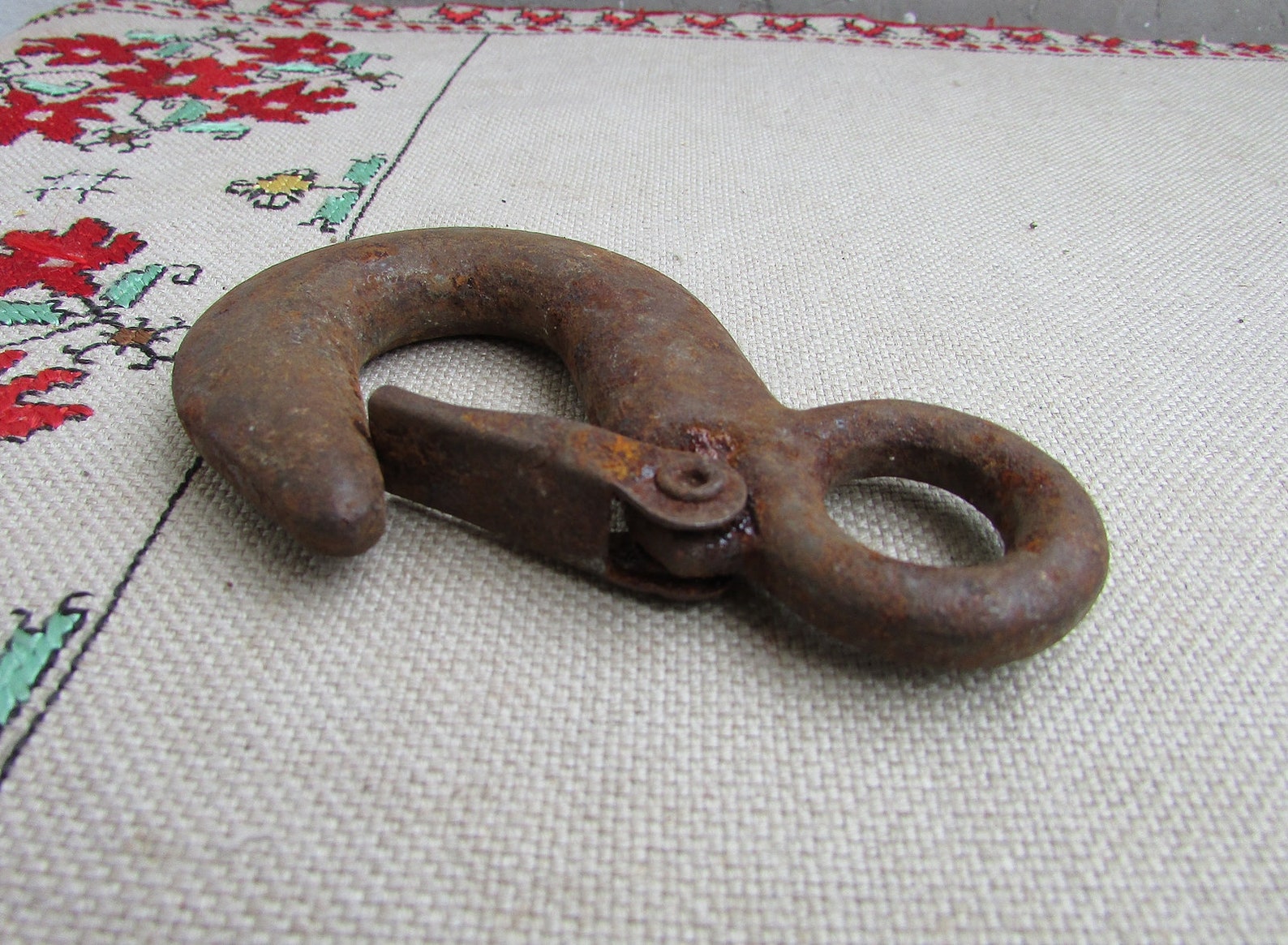 Vintage Iron Hook and Eye Metal Industrial Iron 2 Vintage Etsy