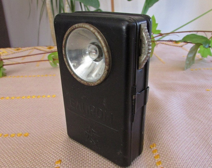 Vintage Railroad Flashlight Metal Pocket Torch Hand Signal Etsy