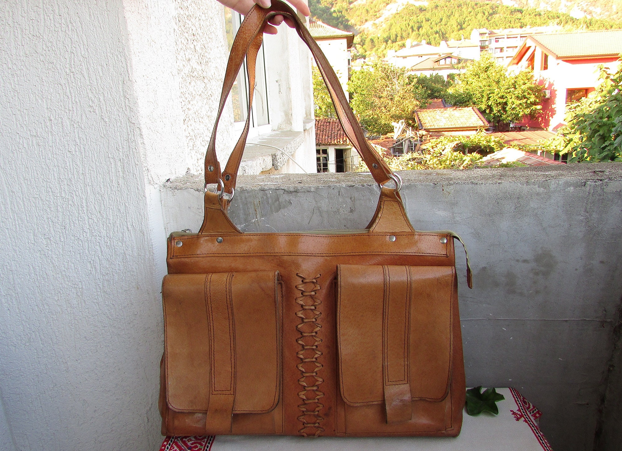 Vintage Leather Handbag