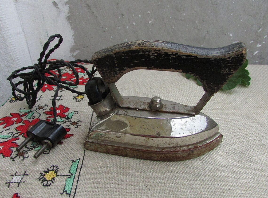 Vintage General Electric Iron Antique Electric Flat Iron Etsy