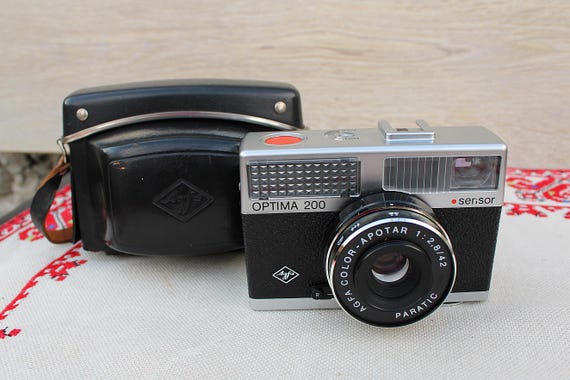 Vintage Agfa Optima 200 Sensor Camera - Made in Germany - With