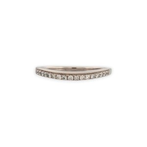 Galilee Ring | 14k White Gold Diamond Ring | 0.20ct Sparkling Jewelry | Size 8.5, Elegant Gift for Her