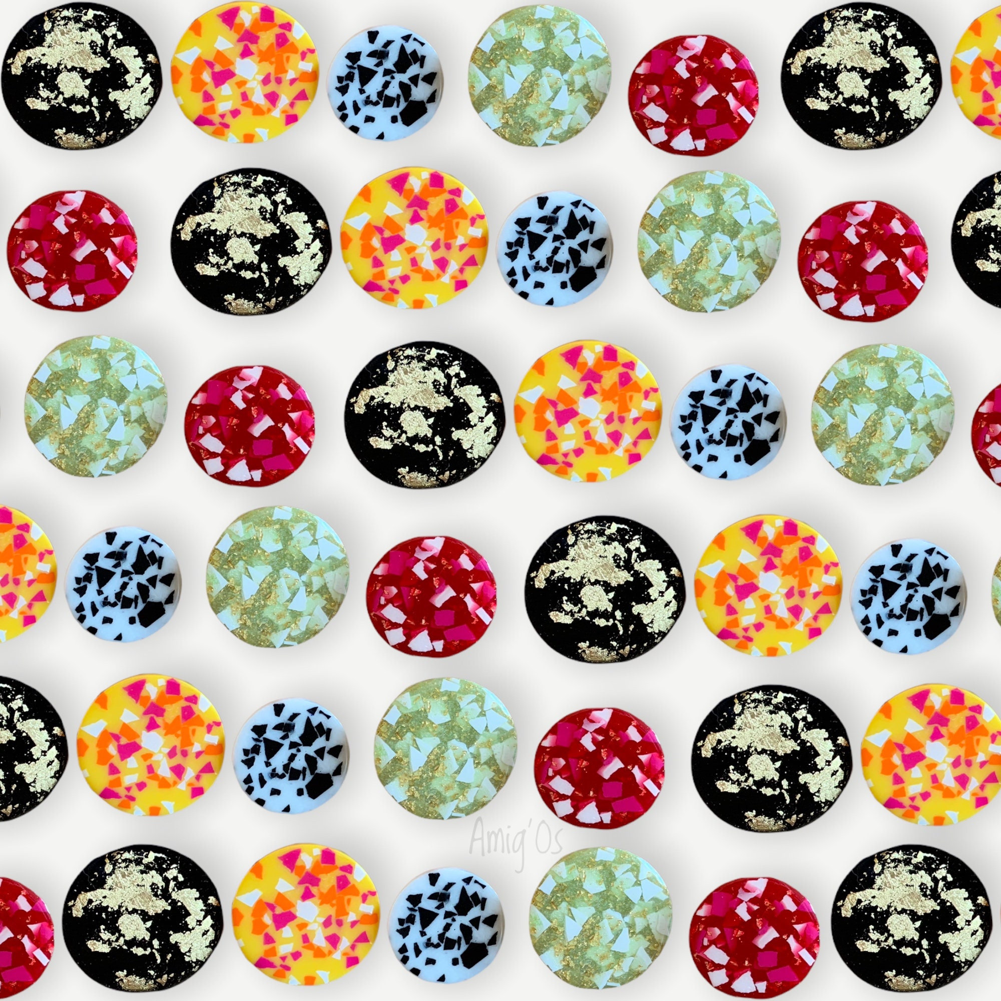 Médaille Chien et Chat - Terrazzo