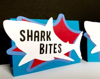 Shark Food Label Tents