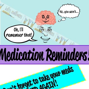 Medication Reminder Cards | Don&#39;t Forget Your Meds!