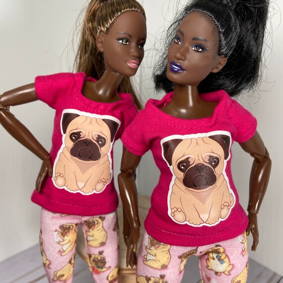 barbie with pug