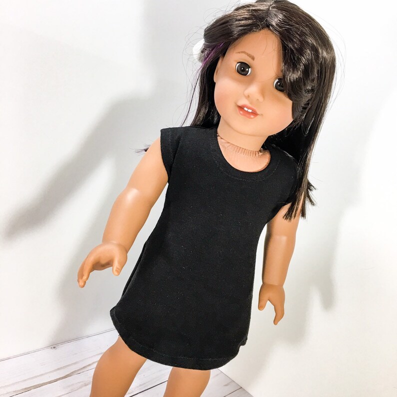 girl in black clothes