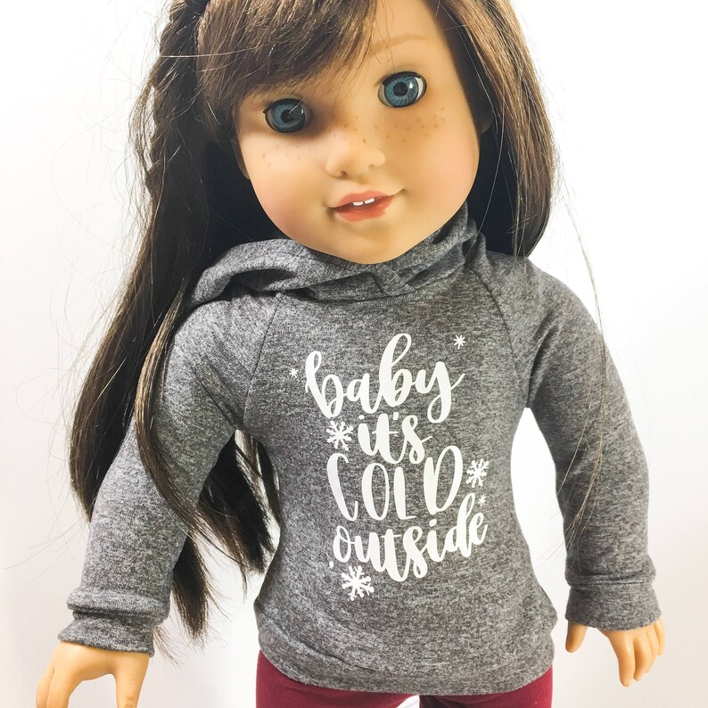 Love Hoodie Fits 18 inch American Girl Dolls