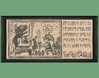 Zelda Wind Waker Cross Stitch Pattern: Hero of Time (PDF Digital Download)